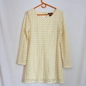 Streetwear Society Cream Long Sleeve Dress 👗
